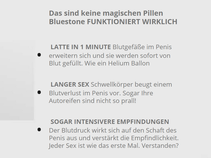 Bluestone inhaltsstoffe